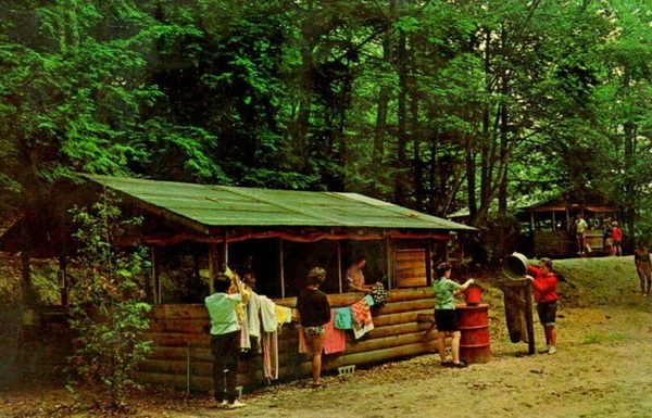 Camp Miniwanca - Old Postcard View (newer photo)